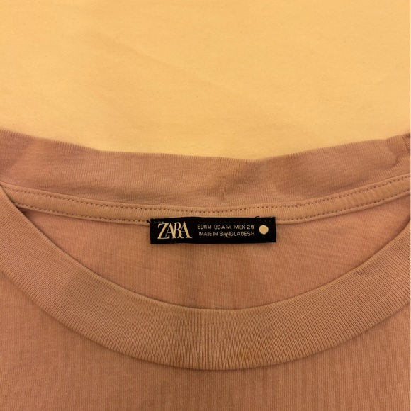 Zara pink-purple short sleeve tee - Picture 2 of 2